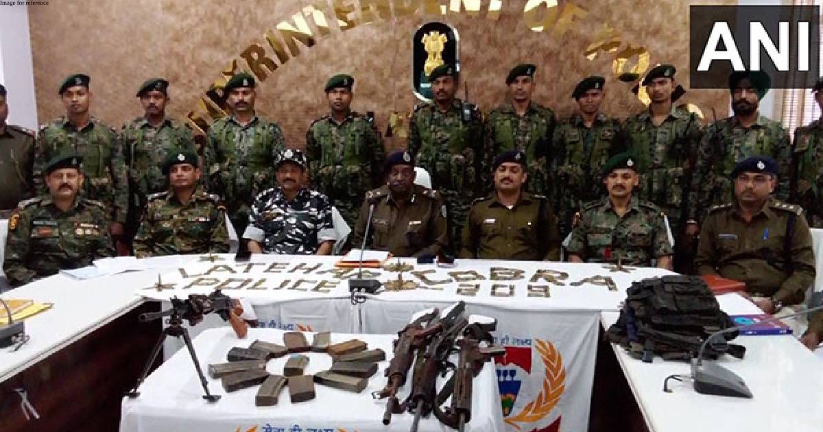 Jharkhand: CRPF, Police seizes arms and ammunition in Burha Pahar area